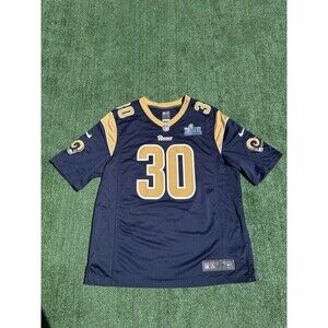 Nike Men’s XL Todd Gurley Super Bowl LII Jersey Los Angeles Rams On Field